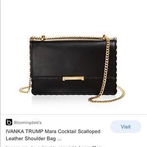 Ivanka Trump Mara Scalloped Chain Crossbody Bag
